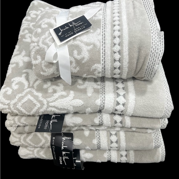 Nicole Miller Bath Nicole Miller 4 Bath 2 Hand Towel 6 Pc Bathroom
